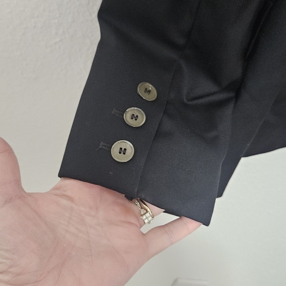 YvesSaintLaurent Black Women's Blazer wool per tags size 36 - Picture 10 of 15